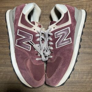 Size 9.5 - New Balance 574 Core Pack Burgundy
